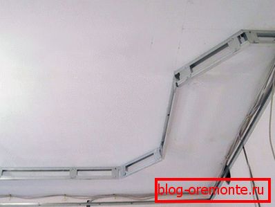 Střední stupeň instalace rámu Střední stupeň instalace rámu