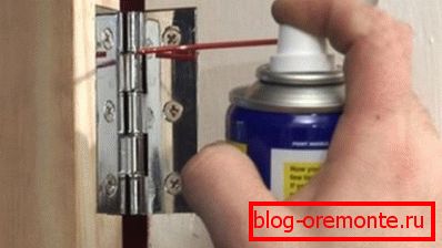 Nastavení a mazání závěsů dveří Nastavení a mazání závěsů dveří