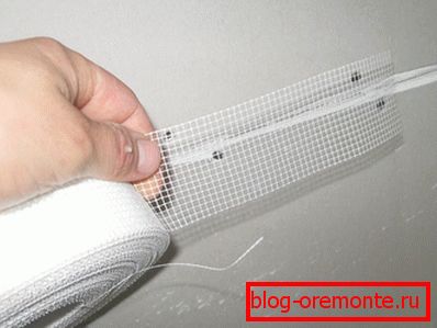 Zpracování sádrokartonových švů Zpracování sádrokartonových švů