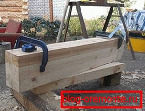 DIY - lepené laminované dřevo v zemi DIY - lepené laminované dřevo v zemi