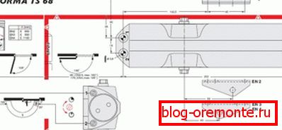 Instalační schéma šablony blíže Instalační schéma šablony blíže