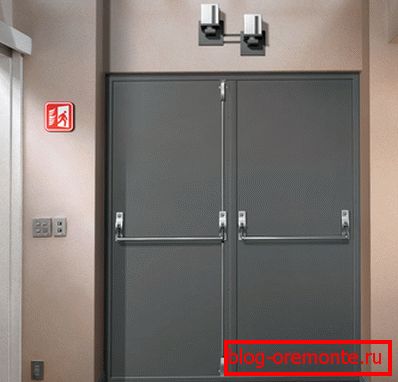SNiP: protipožární dveře SNiP: protipožární dveře