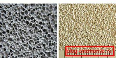 Srovnání struktury dvou materiálů při zvážení řezné sekce Srovnání struktury dvou materiálů při zvážení řezné sekce