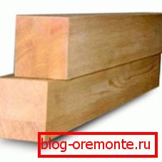 Stavební dřevo 150 až 150 mm.