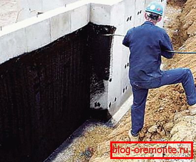 Vertikální hydroizolace Vertikální hydroizolace