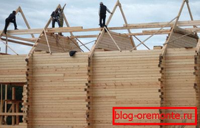 Výstavba venkovského domu z baru Výstavba venkovského domu z baru