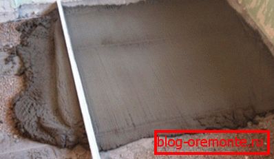 Zarovnání cementové vrstvy Zarovnání cementové vrstvy