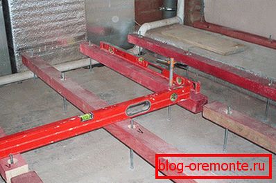 Vyrovnejte podlahu