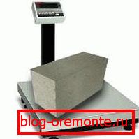 Vážení bloků Vážení bloků