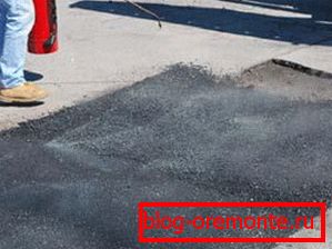 Patchování asfaltového betonu Patchování asfaltového betonu