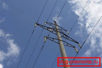Konkrétní podpora elektrických vedení Konkrétní podpora elektrických vedení